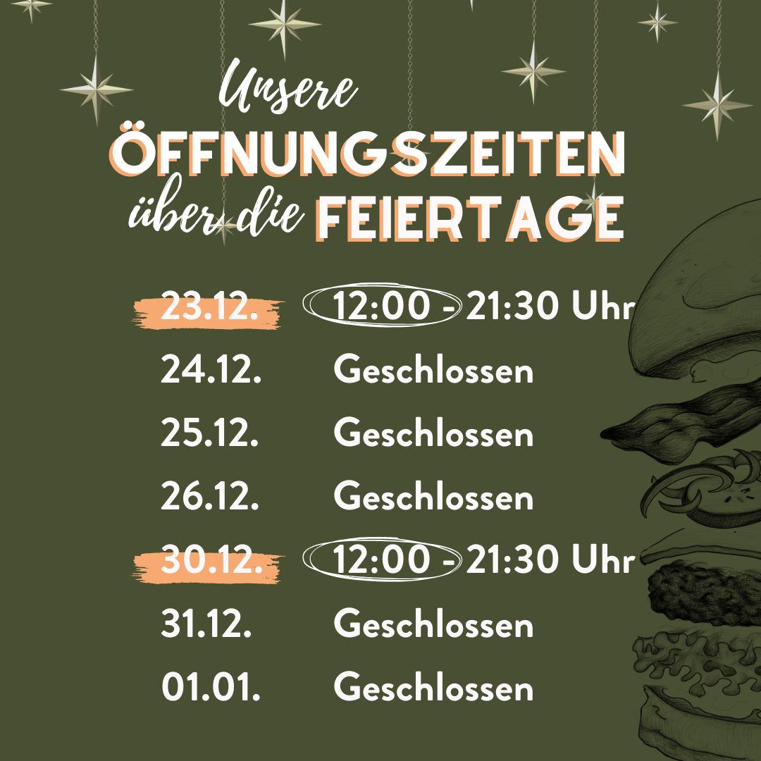 DeliBurgers_Öffnungszeiten_Weihnachten_2024